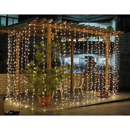 FB Market Place 6 Metres Party Waterfall Fairy Lights Curtain 12 Strings & 600 LED Beads 2 FB Market Place 6 Metres Party Waterfall Fairy Lights Curtain 12 Strings & 600 LED Beads