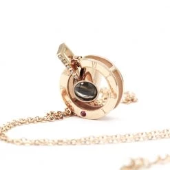 Crazy Crazy & More Crazy Deals 100 Ways I Love You Necklace Roman Numeral Pendant Of Love Gift Rose Gold Silver