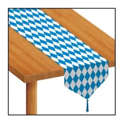 Balloon Agencies Party Supplies Oktoberfest Table Runner With Tassles Party Decoration