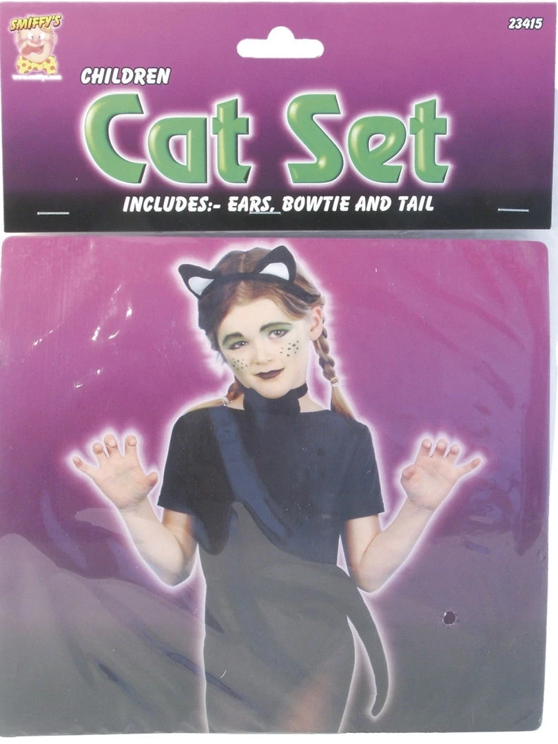 Smiffys Instant Dress Up Cat Girls Costume Accessory Kit 2 Smiffys Instant Dress Up Cat Girls Costume Accessory Kit