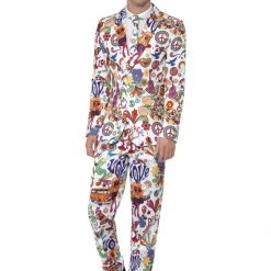 Smiffys Groovy Stand Out Suit Men's Costume