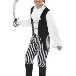 Smiffys Pirate Captain Book Week Boys Costume Costumes