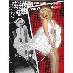 Smiffys Marilyn Monroe Classic Halterneck Dress Ladies Costume