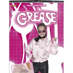 Smiffys Costumes Grease Pink Ladies Jacket Girls Costume