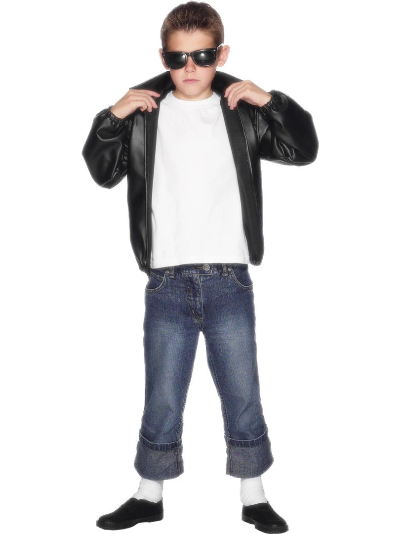 Smiffys Grease T-Bird Jacket Boys Costume 1 Smiffys Grease T-Bird Jacket Boys Costume