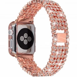 Ebay Mosaic Bling Swaroski Grade Crystal Apple Watch Band Series 7 6 5 4 3 2 1 Fashion Jewelry