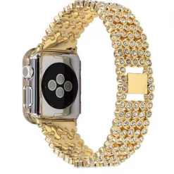 Ebay Mosaic Bling Swaroski Grade Crystal Apple Watch Band Series 7 6 5 4 3 2 1 Fashion Jewelry