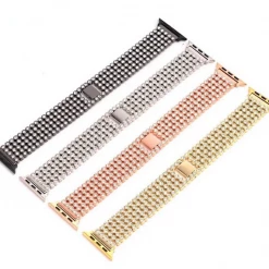 Ebay Mosaic Bling Swaroski Grade Crystal Apple Watch Band Series 7 6 5 4 3 2 1 Fashion Jewelry