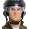 Crazy Costume Deals Costume Accessories Top Gun Aviator Helmet With Visor