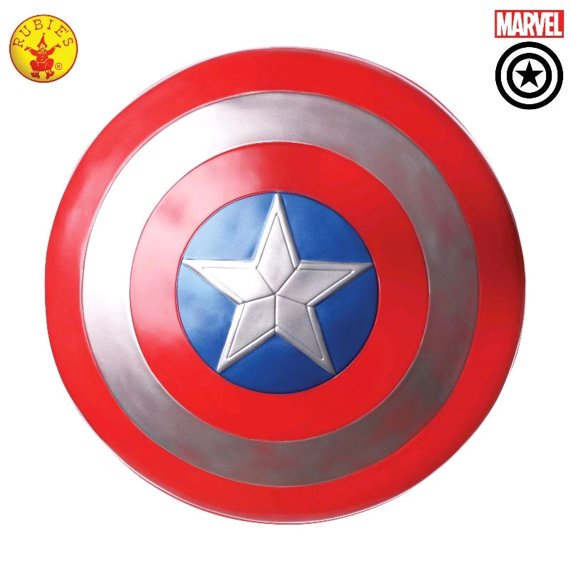 Rubies Deerfield Licensed Captain America 61cm Shield Costume Accessory 1 Rubies Deerfield Licensed Captain America 61cm Shield Costume Accessory