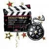 Balloon Agencies 38" Hollywood Clapper And Film Reel Super Shape Foil Balloon