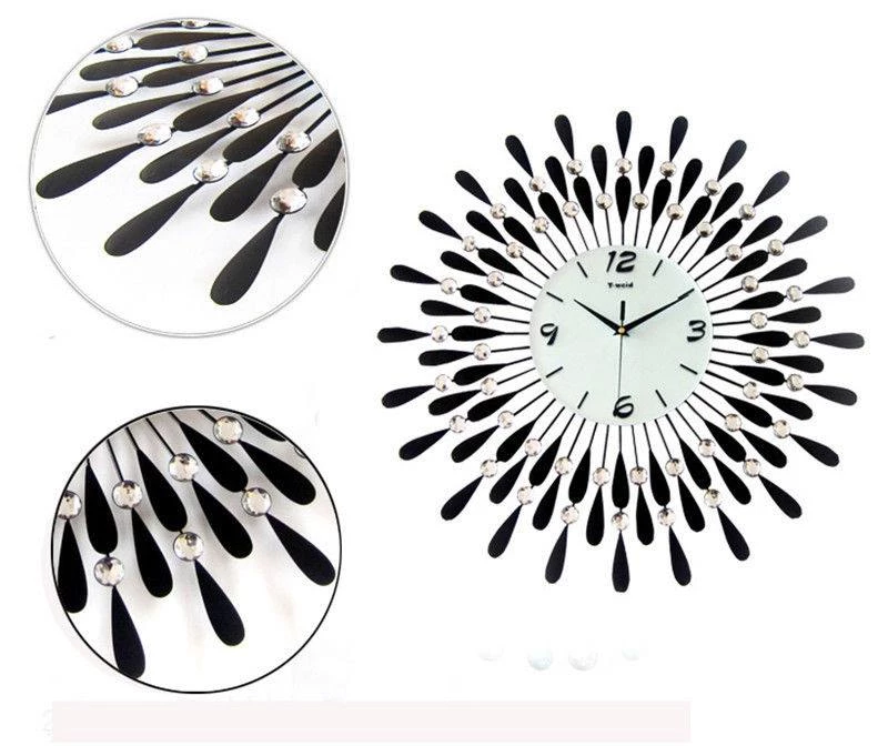 Crazy Crazy & More Crazy Deals 3D Crystal Wall Clock Luxury Art Home Decor 60cm X 60cm White Face Home & Garden 5 Crazy Crazy & More Crazy Deals 3D Crystal Wall Clock Luxury Art Home Decor 60cm X 60cm White Face Home & Garden