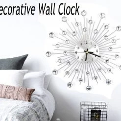 Crazy Crazy & More Crazy Deals 3D Crystal Wall Clock Luxury Art Home Decor 30cm X 30cm