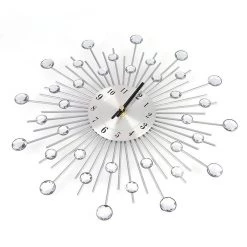 Crazy Crazy & More Crazy Deals 3D Crystal Wall Clock Luxury Art Home Decor 30cm X 30cm