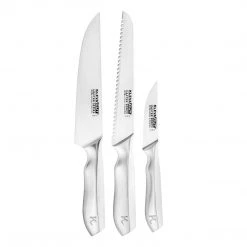 3 X Kleva Cut Master Series Professional Chefs Knife Set Incredibly Tough & Durable Home & Garden