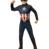 Rubies Deerfield Costumes Avengers Endgame Captain America Classic Child Costume