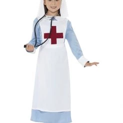 Smiffys Costumes WW1 Nurse Book Week Girls Costume
