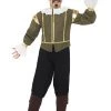 Smiffys William Shakespeare English Poet Boys Costume