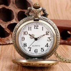 AliExpress Fashion Jewelry Alice In Wonderland Pocket Watch Chain Vintage Antique Quartz Necklace
