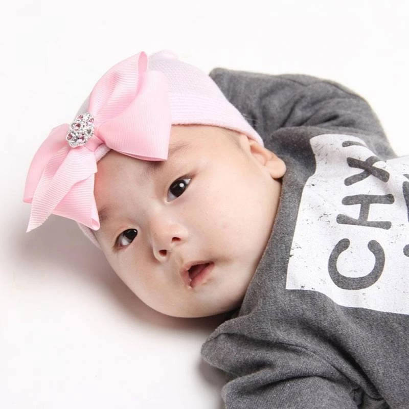 Crazy Crazy & More Crazy Deals Clothing Apparel Baby Girl Rhinestone Bow On Beanie Hat Newborn To 6 Months 2 Crazy Crazy & More Crazy Deals Clothing Apparel Baby Girl Rhinestone Bow On Beanie Hat Newborn To 6 Months
