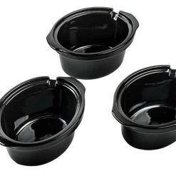 Crazy Crazy & More Crazy Deals 3pc Electric Pot Slow Cooker Stainless Steel Home & Garden