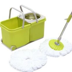 Crazy Crazy & More Crazy Deals Split Bucket 360 Rotating Spinning Spin Mop 2 Mop Heads Stainless Steel Wheel Home & Garden 13 Crazy Crazy & More Crazy Deals Split Bucket 360 Rotating Spinning Spin Mop 2 Mop Heads Stainless Steel Wheel Home & Garden