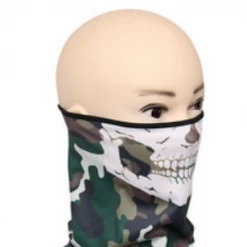 MALMAR Costume Accessories Skull Clown Face Mask Shield Bandana Fishing Durag Neck Tube Gaiter Scarf Headwe