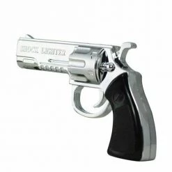 Aussie Toys Costume Accessories Electric Shock Pistol Gun Cigarette Lighter Funny Trick Joke Prank Stainless Steel