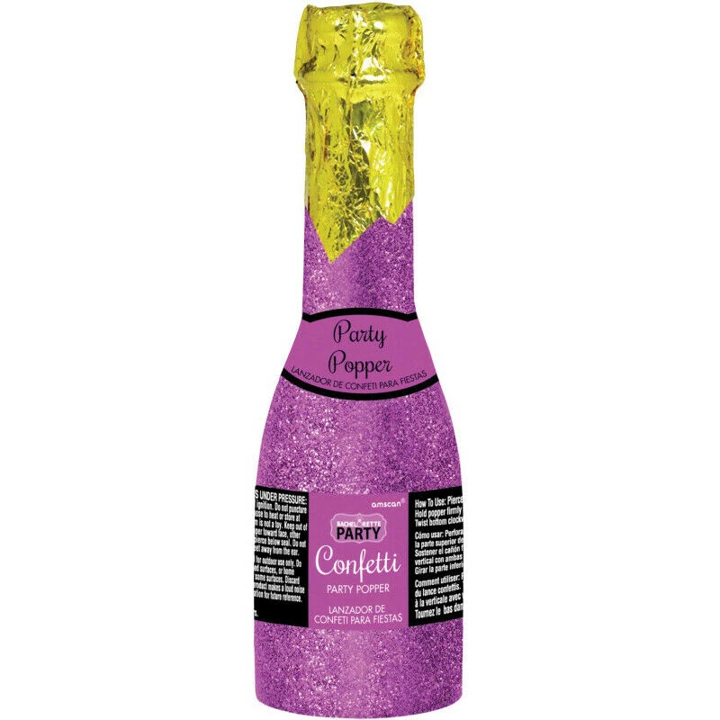 Balloonagencies Bachelorette Pink Glitter Champagne Bottle Party Confetti Popper Party Supplies 1 Balloonagencies Bachelorette Pink Glitter Champagne Bottle Party Confetti Popper Party Supplies