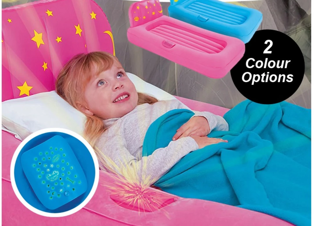 Unbranded Girls Dream Glimmers Single Bed Air Mattress Flashing Light Up Lights On Ceiling 2 Unbranded Girls Dream Glimmers Single Bed Air Mattress Flashing Light Up Lights On Ceiling