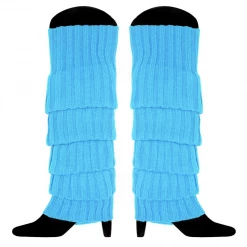 JD Party Ladies 80s Costume High Cut 80s Leotard Work Out Costume & Legwarmers Costume Accessories