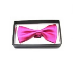 JD Party Mens Silk Satin Plain Tuxedo Solid Bow Tie Formal Wedding Bowtie Necktie Ties