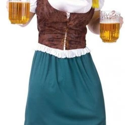 Sweidas Bavarian Beauty With Beer Tap Bust Oktoberfest Funny Mens Costume