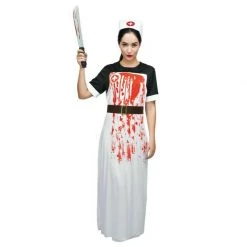 Unbranded Halloween Costumes Apocalypse Zombie Nurse Bloody Nurse Std Size Halloween Ladies Costume