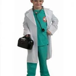 Tomfoolery Chief Surgeon Surgical Scrubs Doctor Boys Girls Costume