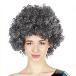 JD Party Fancy Dress Up Costume Party Afro Wig Curly Cosplay Funk Disco Halloween Clown