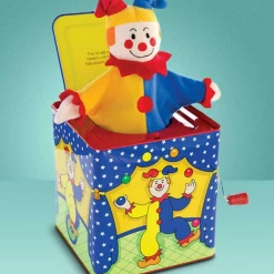 Williamvalentine Jack In The Box Clown Wind Up Musical Toy Pop Goes The Wiesel Home & Garden
