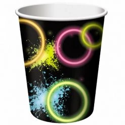 Balloon Agencies Glow Party Theme Beverages Tablecover Plates Cups Banner Balloons Party Supplies