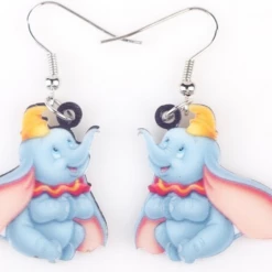 AliExpress Fashion Jewelry Disney Dumbo The Elephant Earrings For Pierced Ears Creative Jewellery