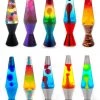 MDI Australia NEW Motion Lava Lamp 37cm Silver Base Party Night Light 10 Colours Bedside Lamps Home & Garden