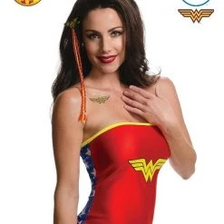 Rubies Licensed Wonder Woman Costume Cape Boots Gauntlets Light Up Lasso Tiara 14 Rubies Licensed Wonder Woman Costume Cape Boots Gauntlets Light Up Lasso Tiara