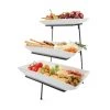 Kmart 3 Tier Serving Plates On Stand Cheese Platter Plank Tapas Grazing Platter