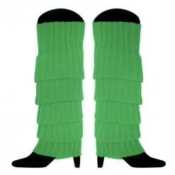 JD Party Ladies 80s Costume High Cut 80s Leotard Work Out Costume & Legwarmers Costume Accessories