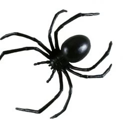 Morris Costumes Halloween Props/Decoration Realistic Black Widow Spider Halloween Decoration Prop 15cm Scary Prank Gag