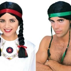 Rubie's Native American Indian Mens Ladies Wig Costume Accessory