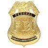 Tomfoolery Costume Accessories Gold FBI Badge Police Badge Costume Accessory