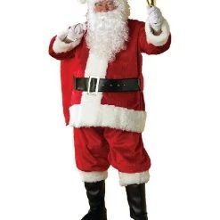 Rubie's Christmas Santa Claus Crimson Plush Suit Regency Classic Mens Costume Christmas Adult Costumes 12 Rubie's Christmas Santa Claus Crimson Plush Suit Regency Classic Mens Costume Christmas Adult Costumes