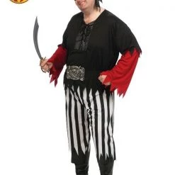 Rubie's Captain Hook Black Pirate Captain Heart Plundering Pirate Mens Costume