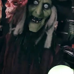 Unbranded Halloween Props/Decoration Life Size Animated Talking Light Up Fortune Teller & Crystal Ball Halloween Prop