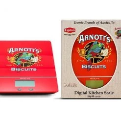 Unbranded Home & Garden Digital Kitchen Scale 5kg Arnotts Bushells LiptonTea Logo Printed Tempered Glass